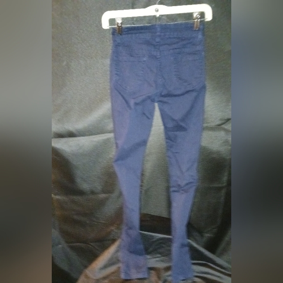 Navy blue stretch jeans sz 10 - Picture 3 of 4